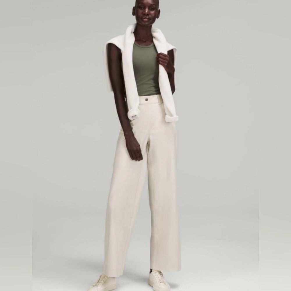 Lululemon City sleek 5 pocket high rise wide leg pants